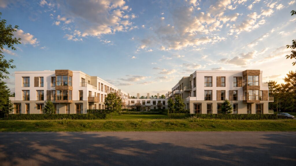 parkview residence nysa nowoczesny budynek przy parku miejskim