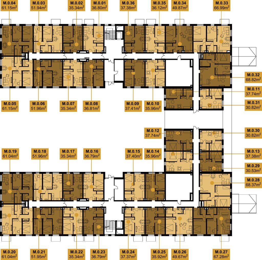 parkview residence nysa rzut parteru